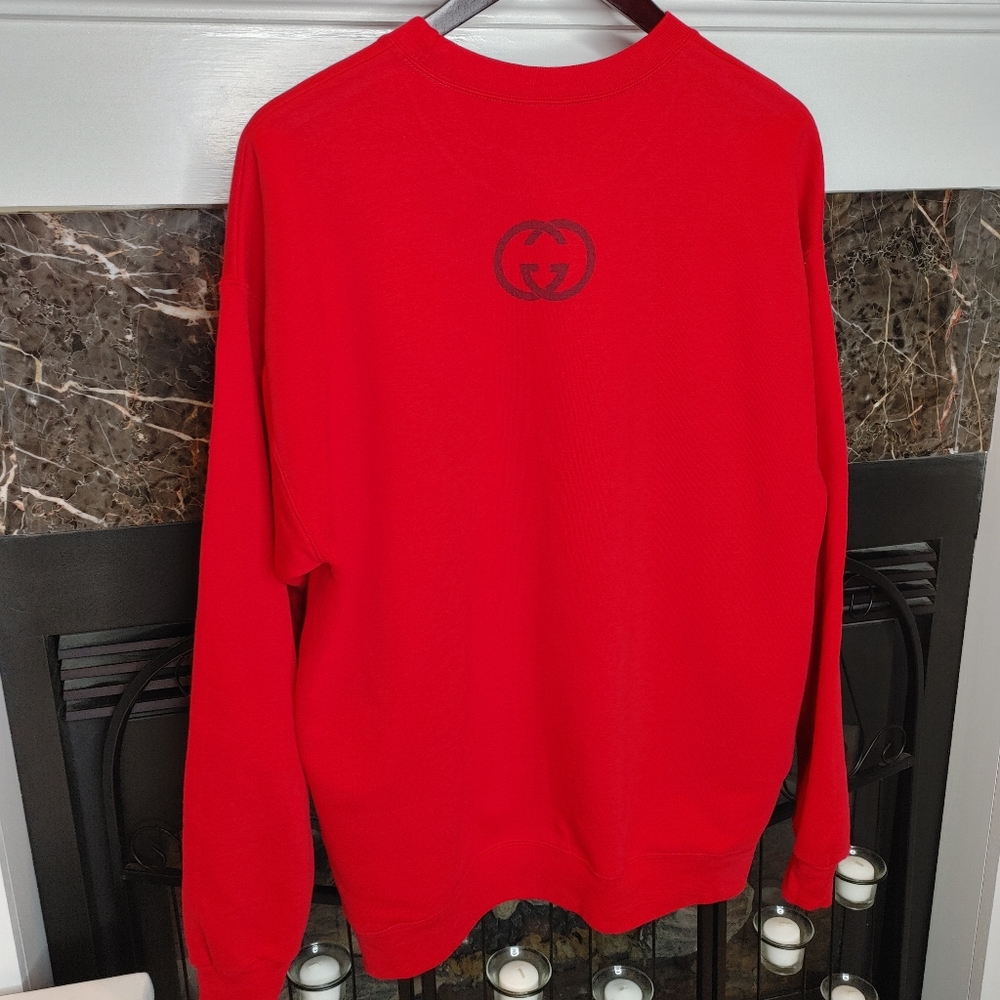 SASSY GIRL BOUTIQUE DEAR SANTA CHRISTMAS SWEATSHIRT, RED L - Picture 6 of 7